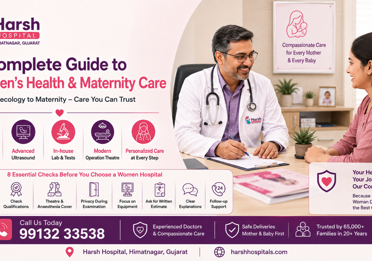 What Should You Look for in a Women’s Hospital in Himatnagar?