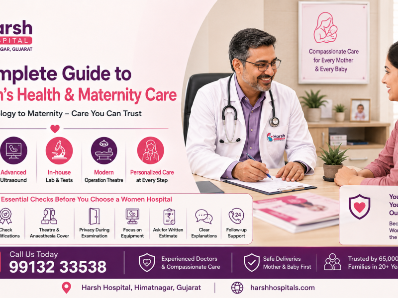 What Should You Look for in a Women’s Hospital in Himatnagar?
