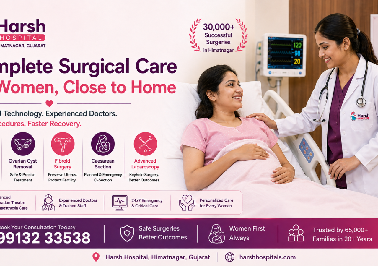 What Treatments Does a Complete Surgical Hospital in Himatnagar Offer?