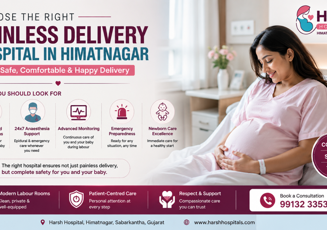 Painless Delivery Hospital in Himatnagar: How to Choose the Right One